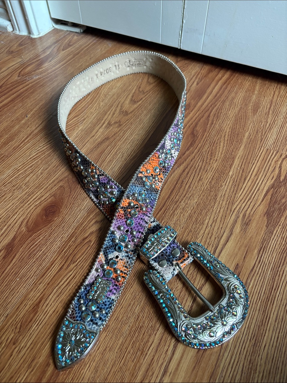 BB Simon Snake Skin Belt